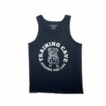 Adults Vest (Black With White Print)